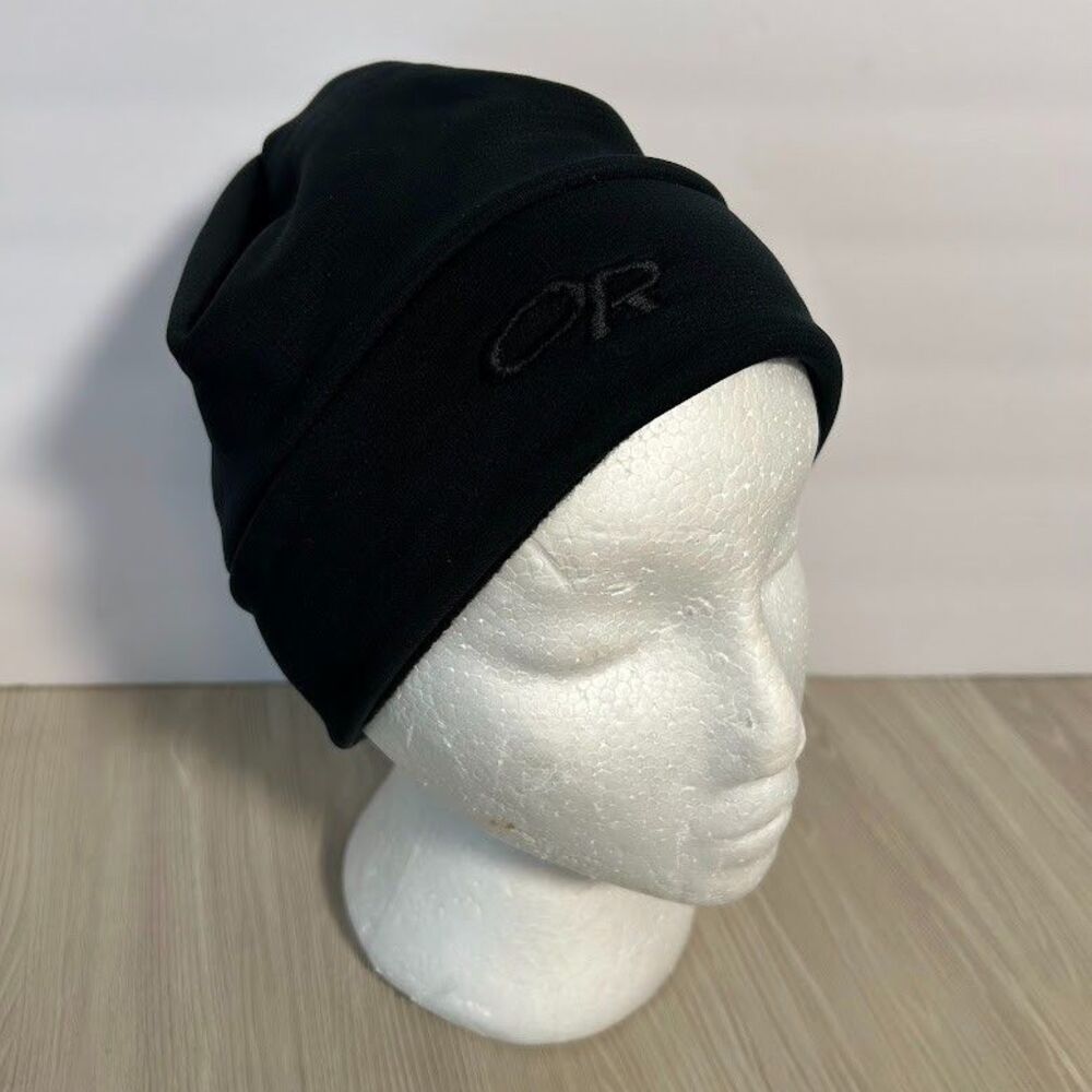 VTG Outdoor Research Beanie Mens Wind Pro Hat Size L/XL USA Made Fleece Lined